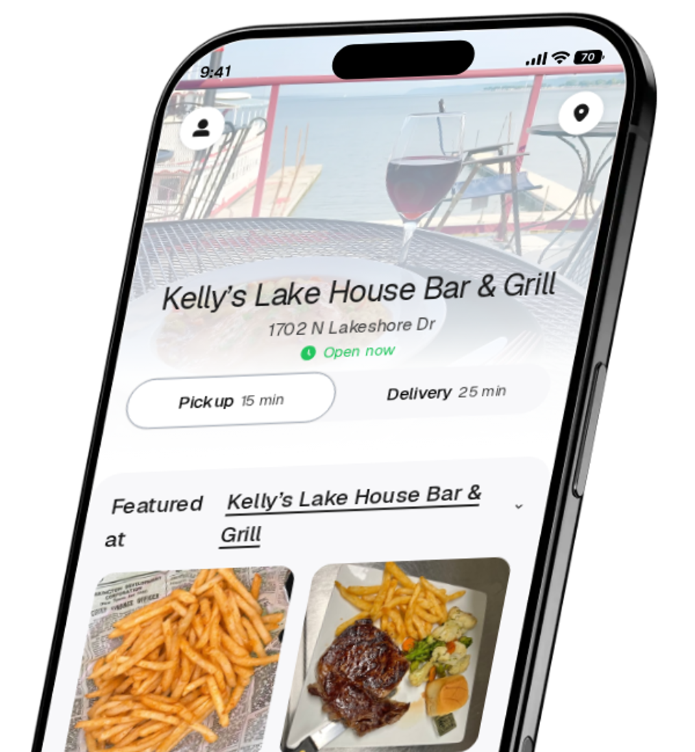 Kelly’s Lake House Bar & Grill app preview