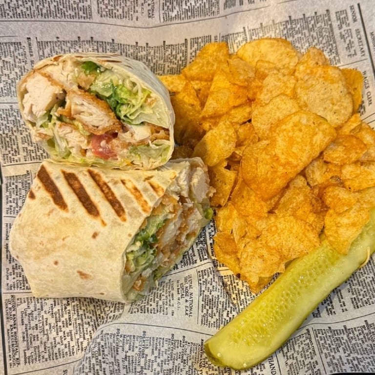 Delicious Caesar Chicken Wrap